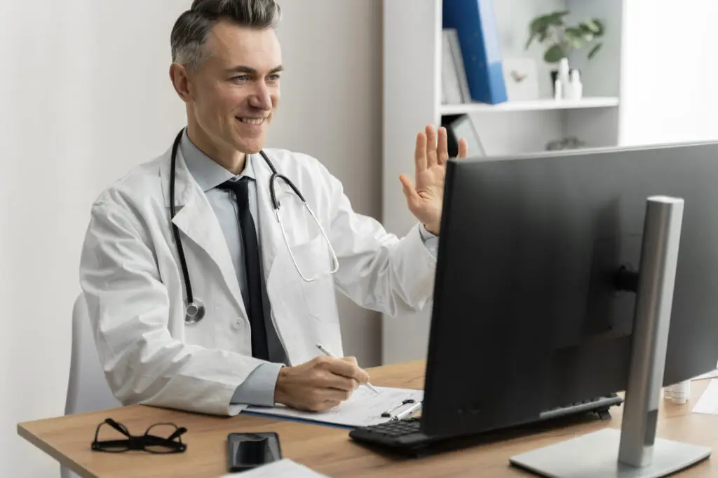 doctor offering medical teleconsultation 1024x683 1