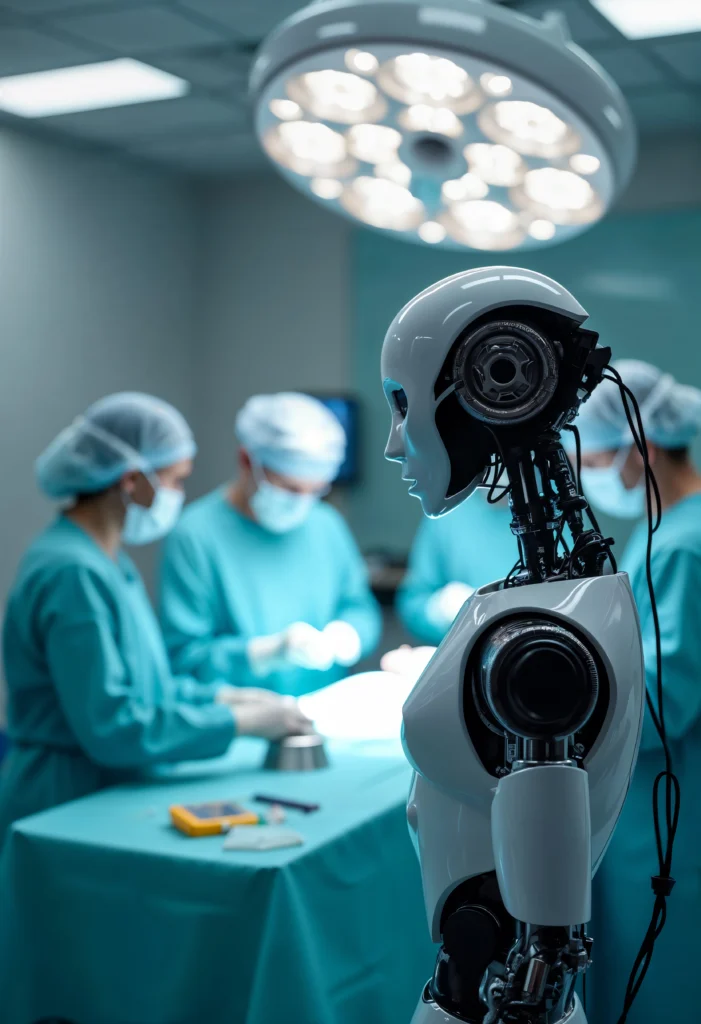 Conheça hospital operado 100% por Inteligência Artificial, na China. 4 robo cirurgico em operacao